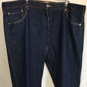 Levi Dark Blue Mens 569 Loose Straight Leg sz 44